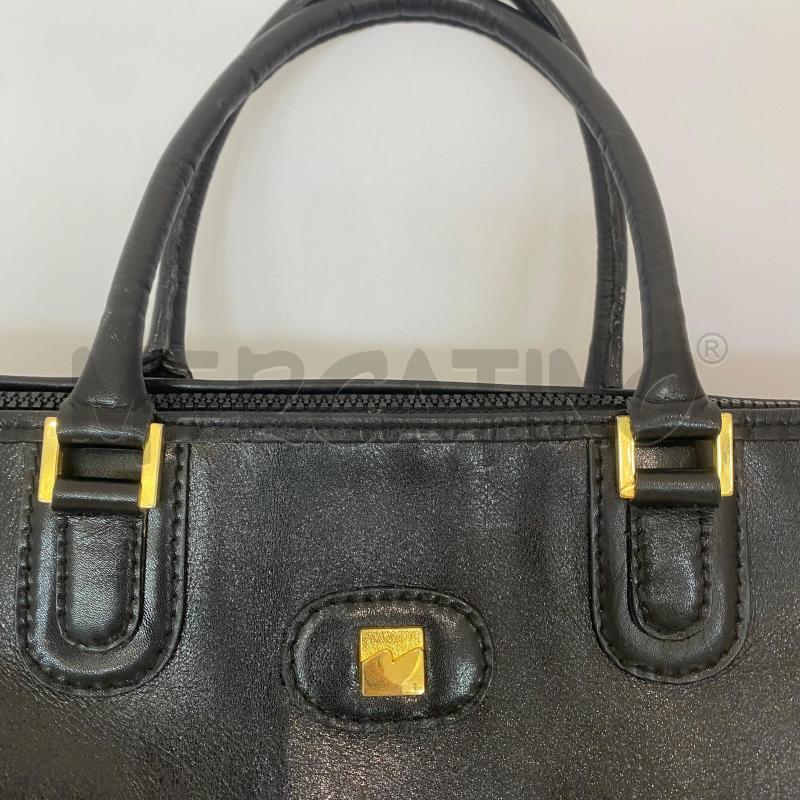 BORSA DONNA NANNINIPELLE NERA DUE MANICI | Mercatino dell'Usato Lago patria - giugliano in c. 2