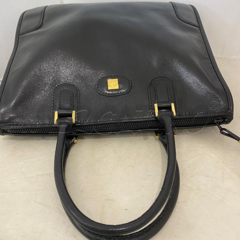 BORSA DONNA NANNINIPELLE NERA DUE MANICI | Mercatino dell'Usato Lago patria - giugliano in c. 5