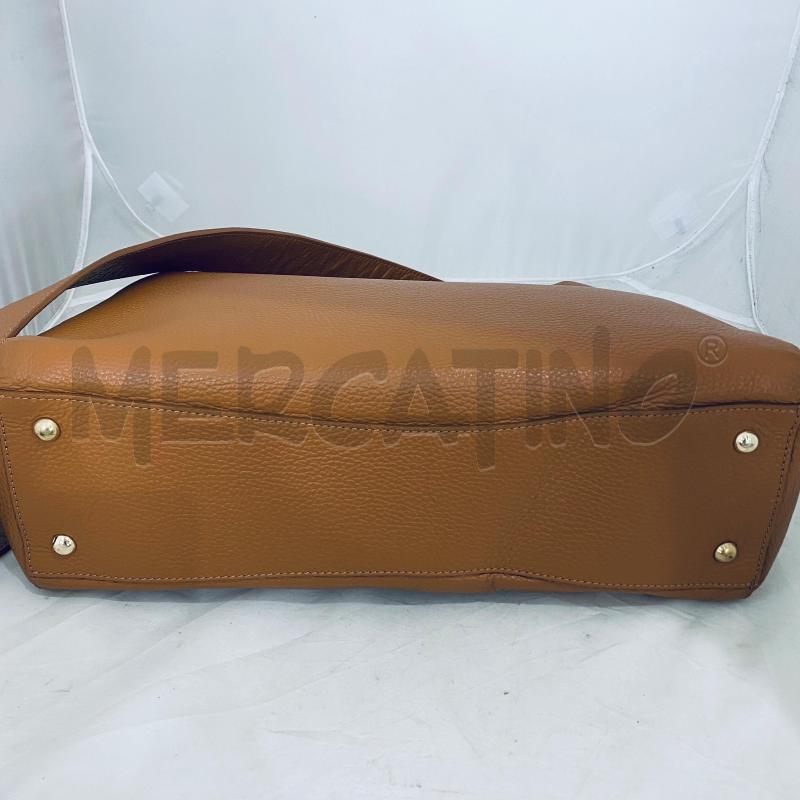 BORSA DONNA NARDELLI MARRONE MANICI DORATI | Mercatino dell'Usato Lago patria - giugliano in c. 4