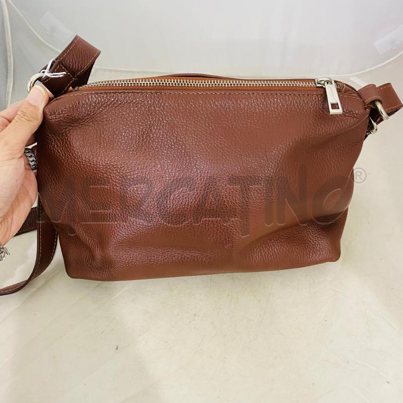 BORSA DONNA NARDELLI MARRONE PELLE MARTELLATA  | Mercatino dell'Usato Lago patria - giugliano in c. 5