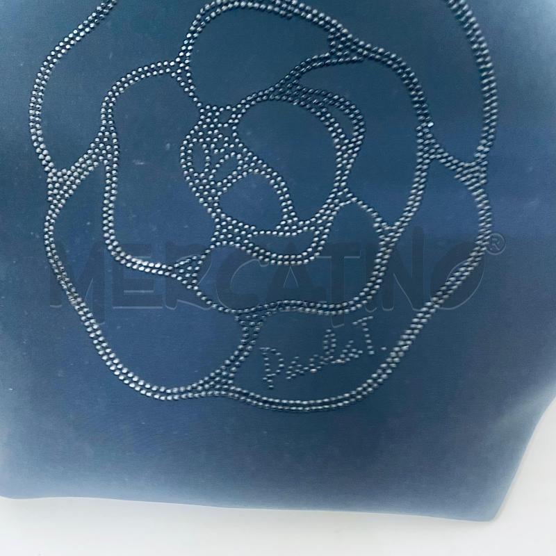 BORSA DONNA NERA PAOLA T NERA DISEGNO ROSA | Mercatino dell'Usato Lago patria - giugliano in c. 2