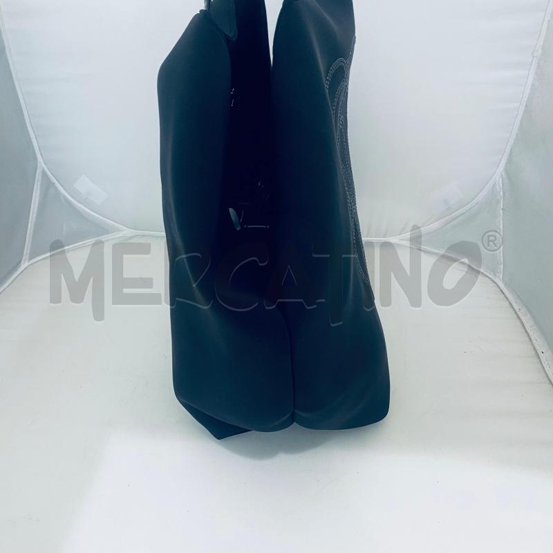 BORSA DONNA NERA PAOLA T NERA DISEGNO ROSA | Mercatino dell'Usato Lago patria - giugliano in c. 3