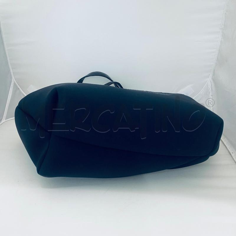 BORSA DONNA NERA PAOLA T NERA DISEGNO ROSA | Mercatino dell'Usato Lago patria - giugliano in c. 5