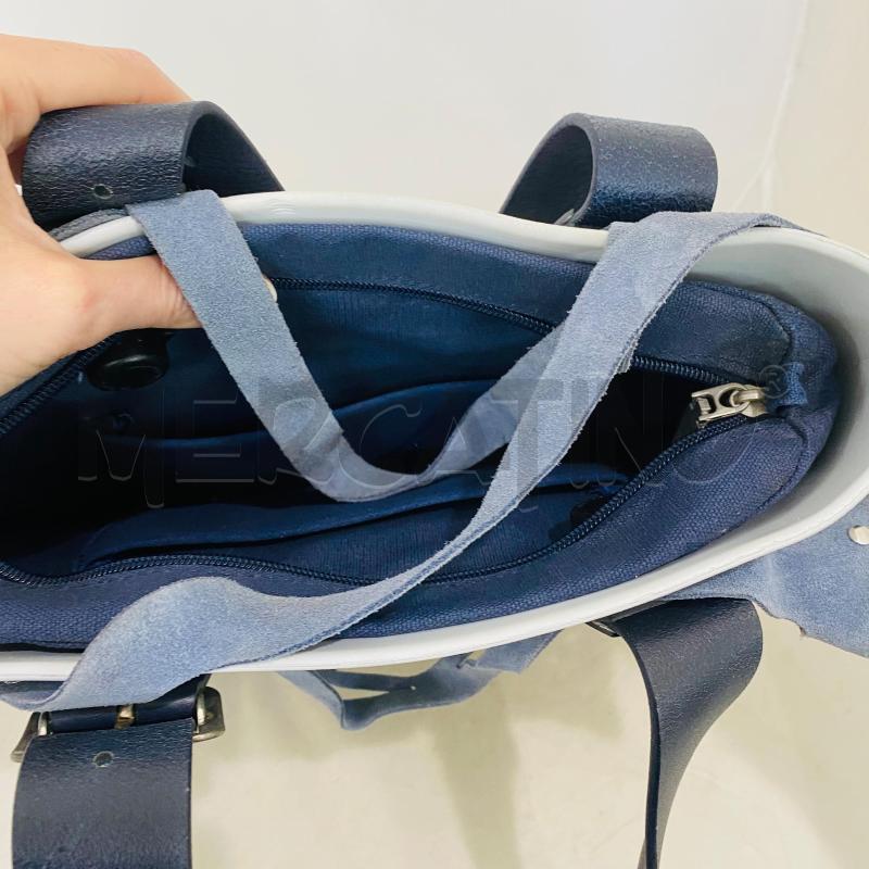 BORSA DONNA OBAG GRIGIA INSERTO RETE  | Mercatino dell'Usato Lago patria - giugliano in c. 5