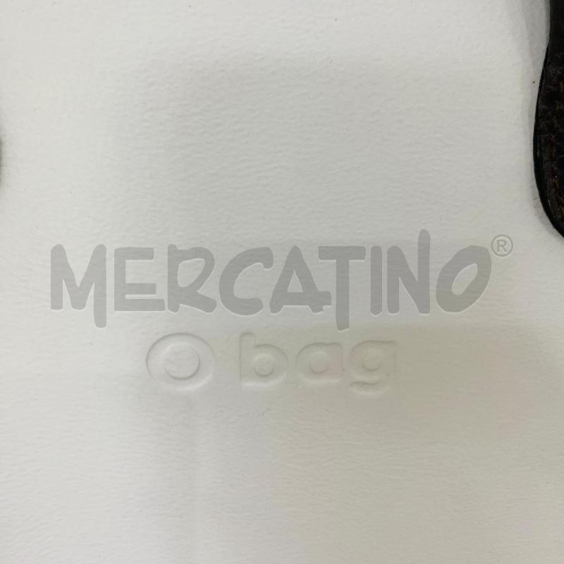BORSA DONNA OBAG GRIGIO GHIACCIO MANICI MARRONI | Mercatino dell'Usato Lago patria - giugliano in c. 2