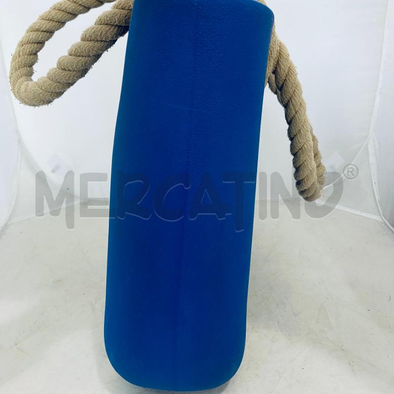 BORSA DONNA O BAG BLU MANICI CORDA | Mercatino dell'Usato Lago patria - giugliano in c. 3