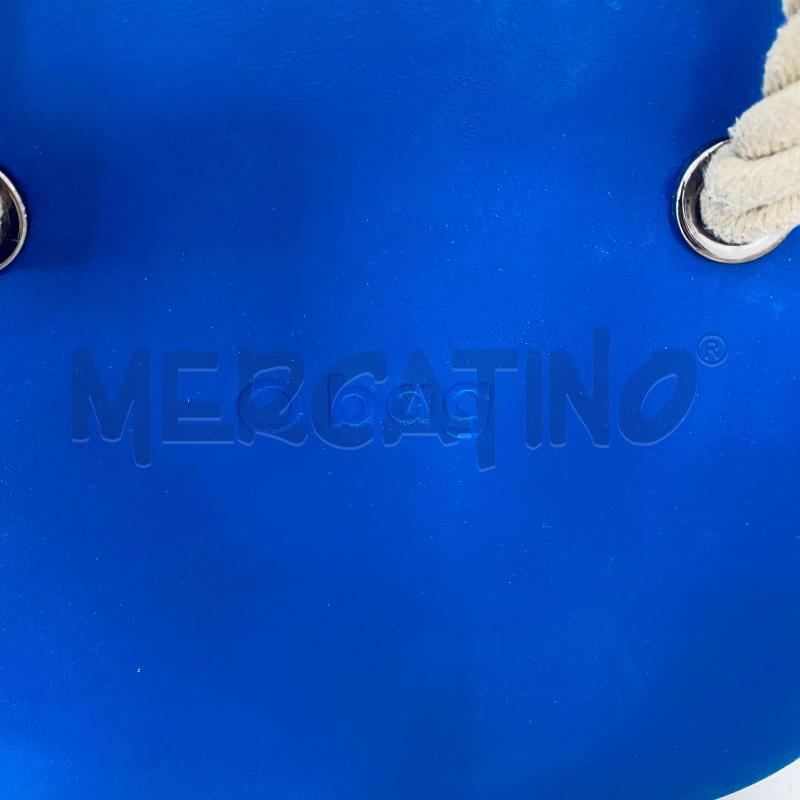 BORSA DONNA O BAG BLU MANICI CORDA | Mercatino dell'Usato Lago patria - giugliano in c. 5