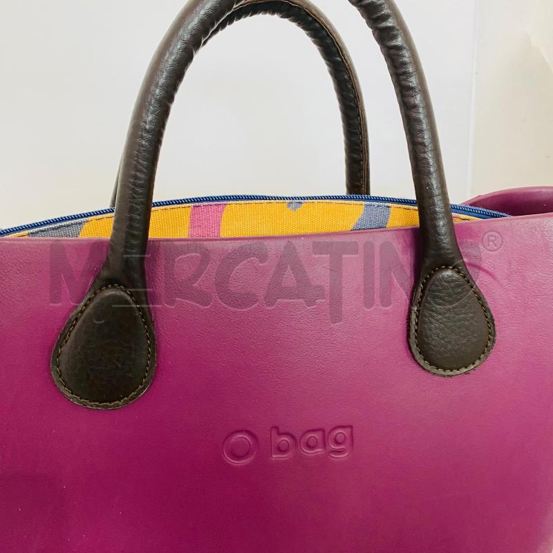 BORSA DONNA O BAG BORGOGNA INTERNO SACCA COLORATA CON MANICI DI RICAMBIO | Mercatino dell'Usato Lago patria - giugliano in c. 2