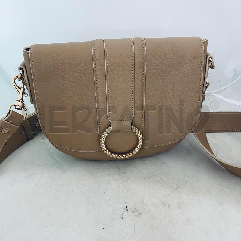 BORSA DONNA PENNY BLACK PELLE BEIGE LEVORATA GIOIELLO TONDO  | Mercatino dell'Usato Lago patria - giugliano in c. 1