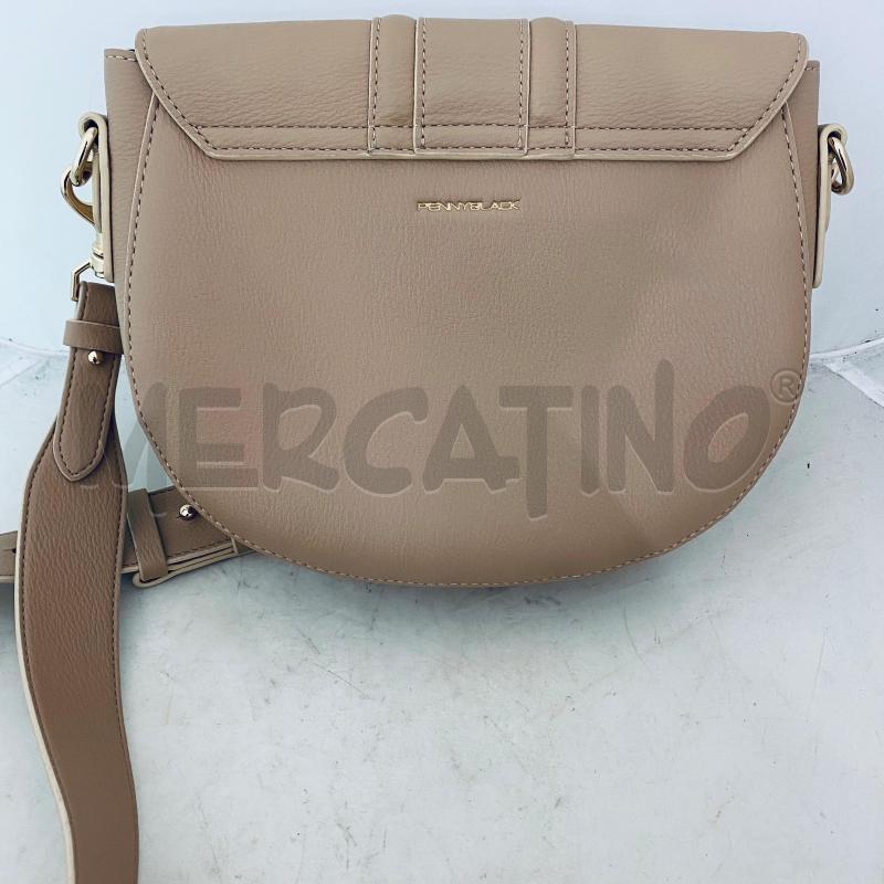 BORSA DONNA PENNY BLACK PELLE BEIGE LEVORATA GIOIELLO TONDO  | Mercatino dell'Usato Lago patria - giugliano in c. 2
