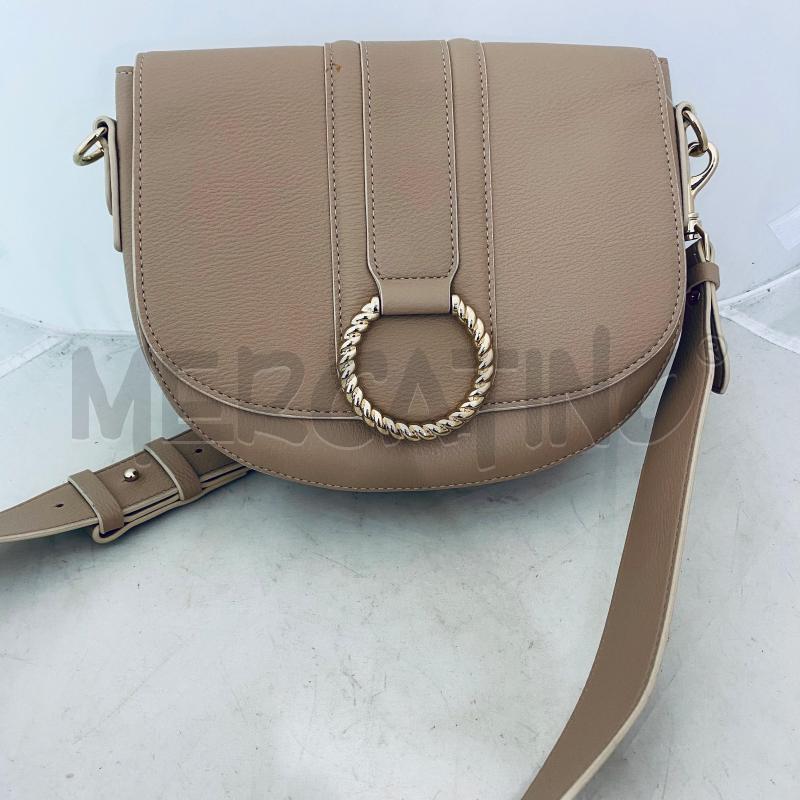 BORSA DONNA PENNY BLACK PELLE BEIGE LEVORATA GIOIELLO TONDO  | Mercatino dell'Usato Lago patria - giugliano in c. 3