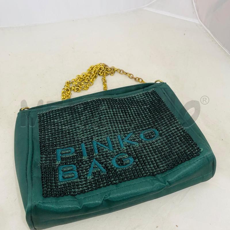BORSA DONNA PINKO BAG VERDE PAILLETTES CATENA | Mercatino dell'Usato Lago patria - giugliano in c. 2