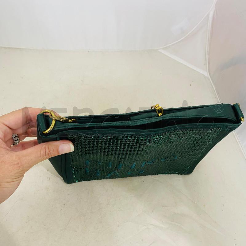 BORSA DONNA PINKO BAG VERDE PAILLETTES CATENA | Mercatino dell'Usato Lago patria - giugliano in c. 3