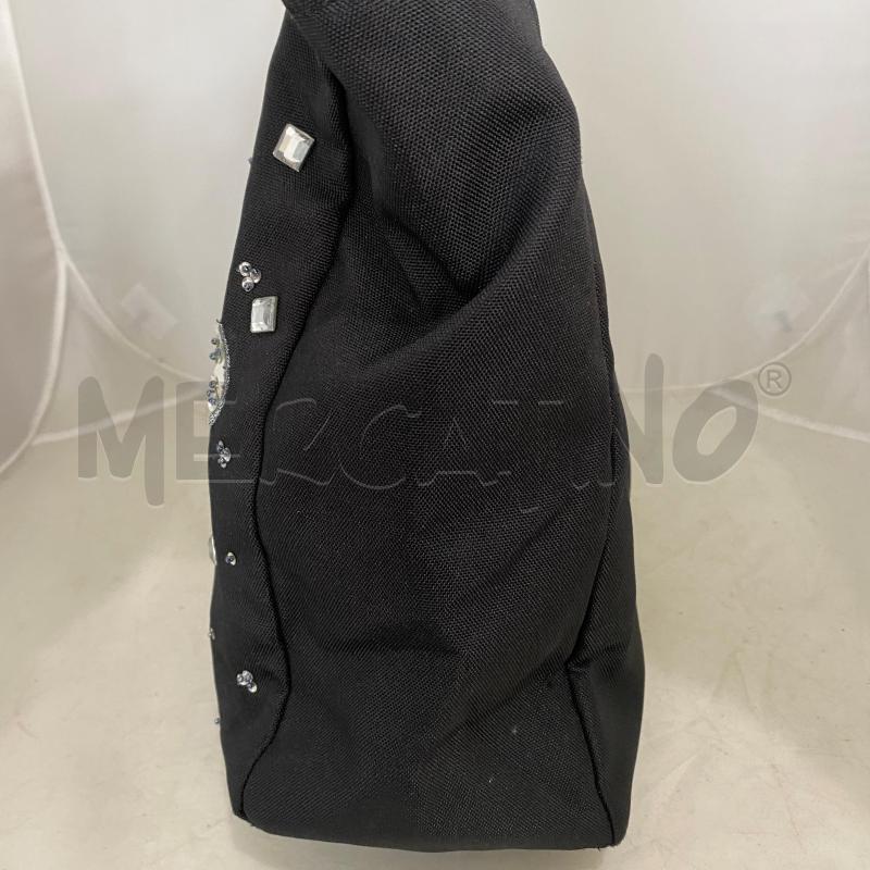 BORSA DONNA PINKO TELA NERA PAILLETTES MANCA TRACOLLA | Mercatino dell'Usato Lago patria - giugliano in c. 2