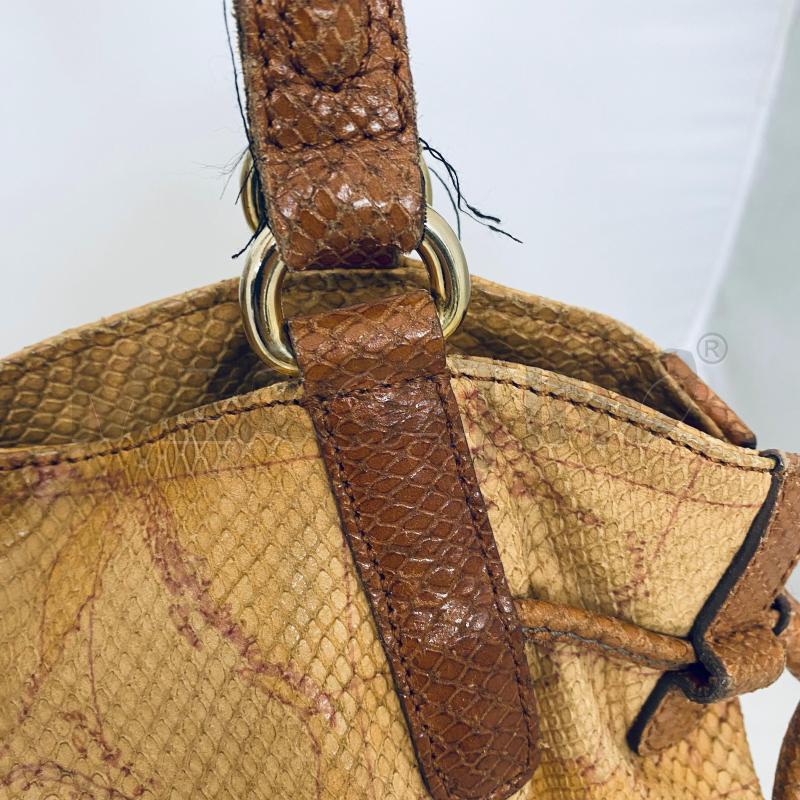 BORSA DONNA PRIMA CLASSE SOTTOSPALLA PELLE STAMPA RETTILE | Mercatino dell'Usato Lago patria - giugliano in c. 3