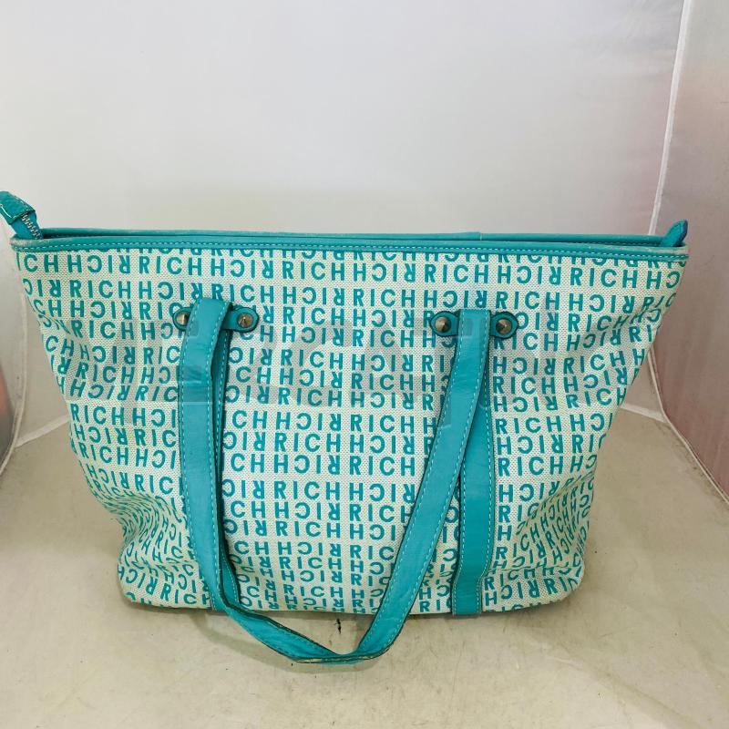 BORSA DONNA RICHMOND VERDE ACQUA LOGATA PELLE E TESSUTO | Mercatino dell'Usato Lago patria - giugliano in c. 1