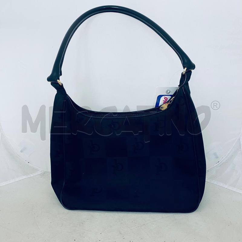 BORSA DONNA ROCCO BAROCCO TESSUTO NERA DETTAGLI TONO SU TONO  | Mercatino dell'Usato Lago patria - giugliano in c. 1
