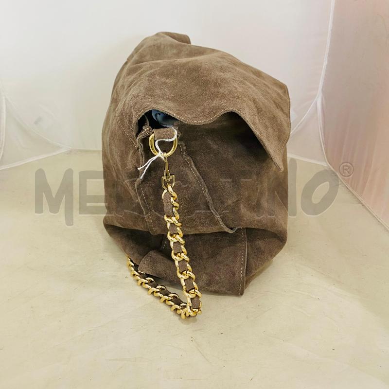 BORSA DONNA SCAMOSCIATA CINTI TORTORA | Mercatino dell'Usato Lago patria - giugliano in c. 2