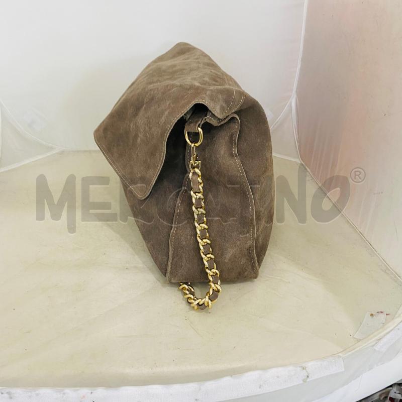 BORSA DONNA SCAMOSCIATA CINTI TORTORA | Mercatino dell'Usato Lago patria - giugliano in c. 4
