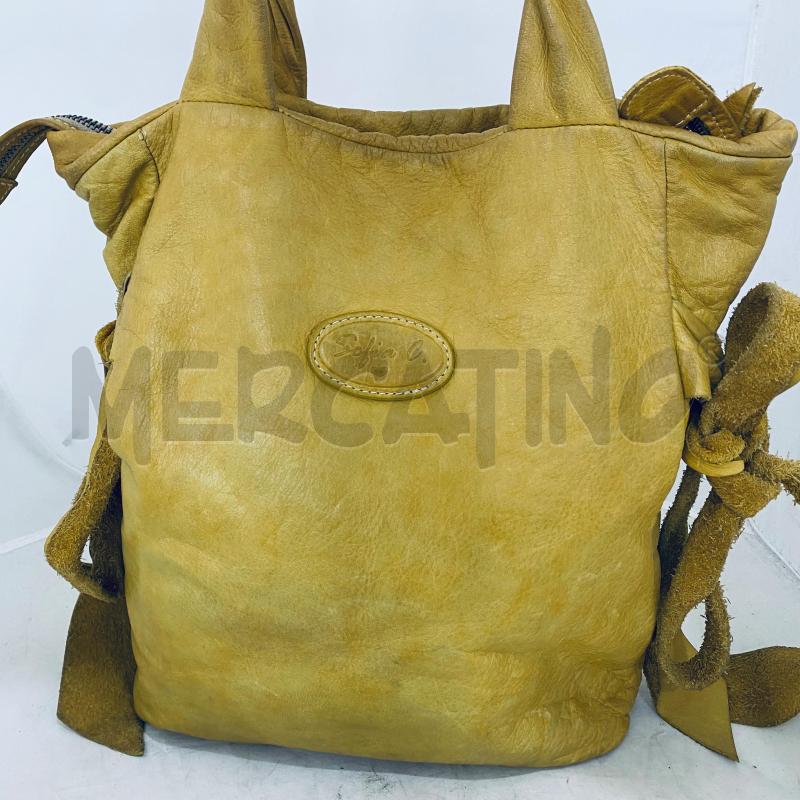 BORSA DONNA SOFIA SENAPE PELLE DUE MANICI | Mercatino dell'Usato Lago patria - giugliano in c. 1