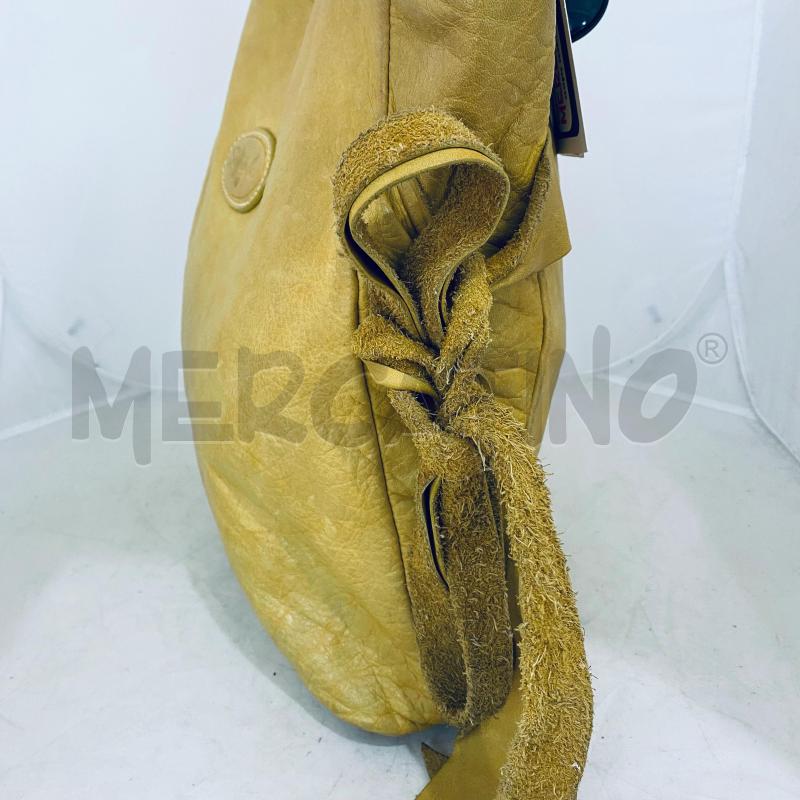 BORSA DONNA SOFIA SENAPE PELLE DUE MANICI | Mercatino dell'Usato Lago patria - giugliano in c. 2