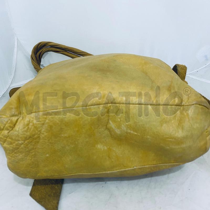 BORSA DONNA SOFIA SENAPE PELLE DUE MANICI | Mercatino dell'Usato Lago patria - giugliano in c. 4