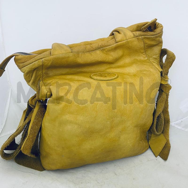 BORSA DONNA SOFIA SENAPE PELLE DUE MANICI | Mercatino dell'Usato Lago patria - giugliano in c. 5