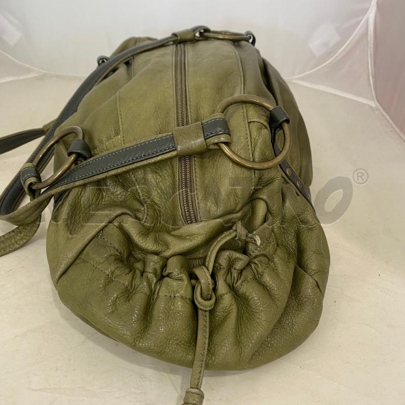 BORSA DONNA STEFEN VERDE MILITARE DIE MANICI BORCHIE PELLE | Mercatino dell'Usato Lago patria - giugliano in c. 3