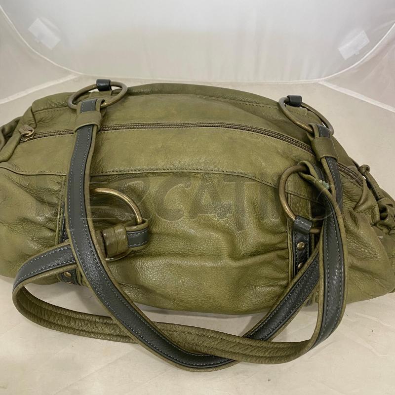 BORSA DONNA STEFEN VERDE MILITARE DIE MANICI BORCHIE PELLE | Mercatino dell'Usato Lago patria - giugliano in c. 4