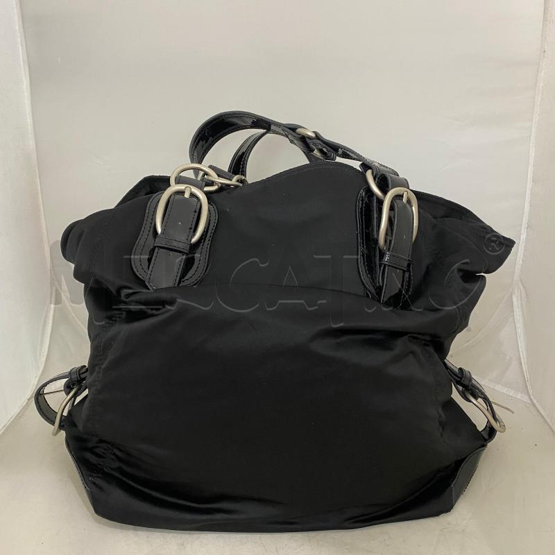 BORSA DONNA TELA MAX&CO NERA PROFILO LUCIDO | Mercatino dell'Usato Lago patria - giugliano in c. 1