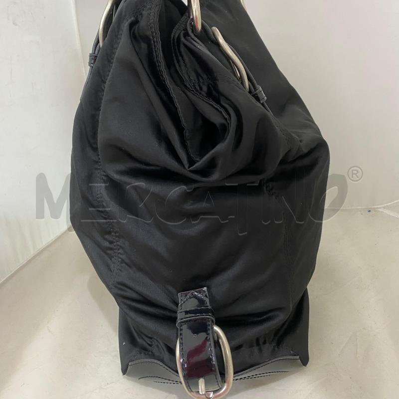 BORSA DONNA TELA MAX&CO NERA PROFILO LUCIDO | Mercatino dell'Usato Lago patria - giugliano in c. 2