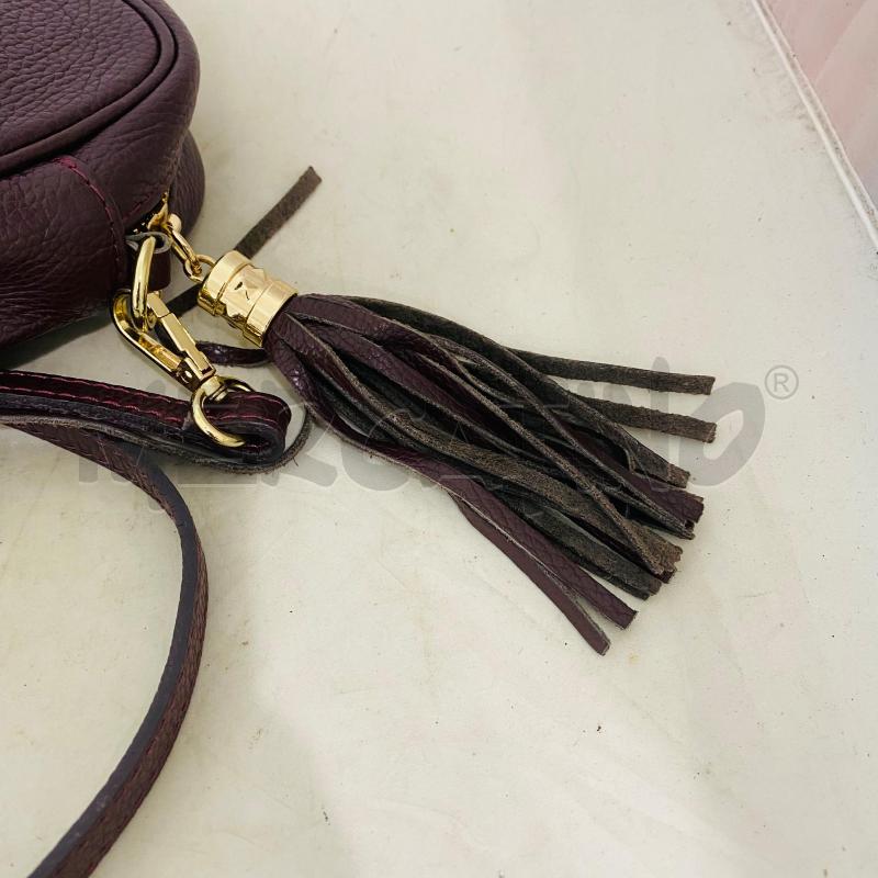 BORSA DONNA VERA PELLE VINACCIO PICCOLA ZIP DORATA | Mercatino dell'Usato Lago patria - giugliano in c. 2