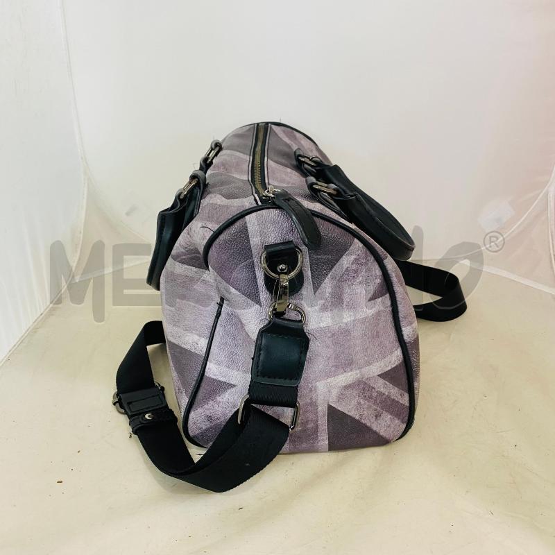 BORSA DONNA YNOT? STAMPA BANDIERA BRITANNICA GRIGIO | Mercatino dell'Usato Lago patria - giugliano in c. 3