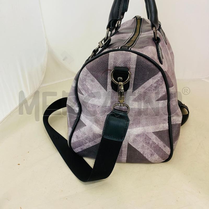 BORSA DONNA YNOT? STAMPA BANDIERA BRITANNICA GRIGIO | Mercatino dell'Usato Lago patria - giugliano in c. 5