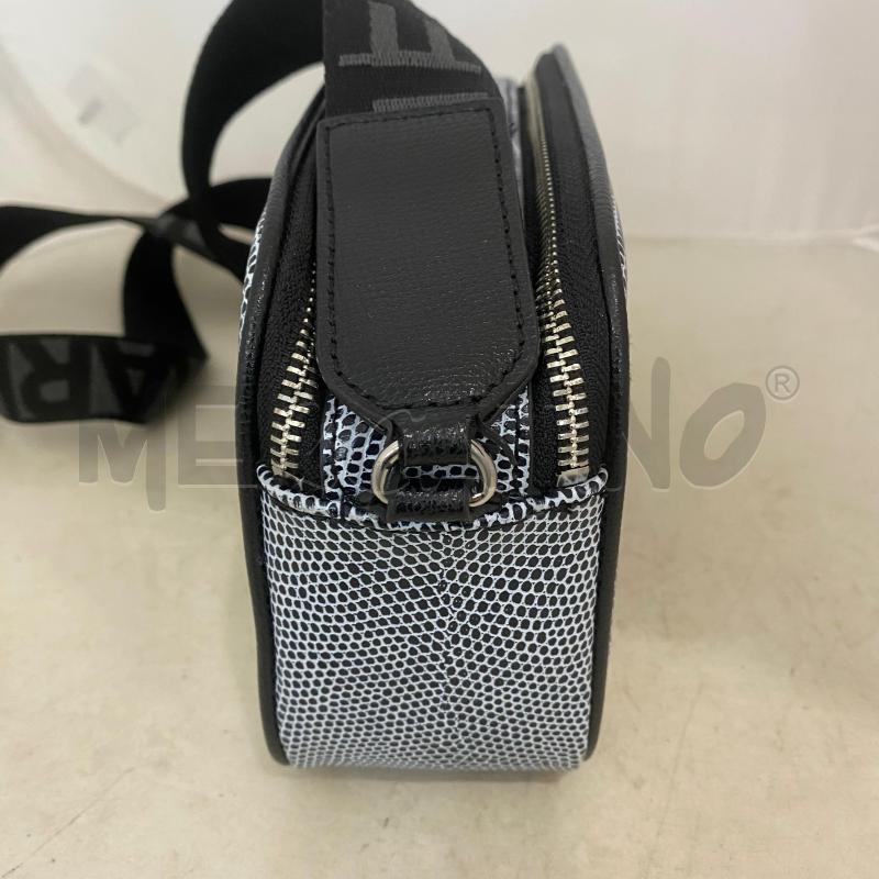 BORSA TRACOLLA KARL LAGERFELD CON TRACOLLA IN PELLE FANTASIA BIANCO NERO | Mercatino dell'Usato Lago patria - giugliano in c. 3