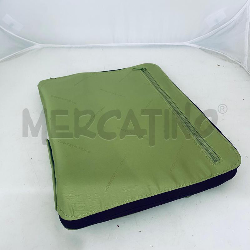 BORSA UOMO PORTA PC PORTATIL PIQUADRO MARRONE VERDE | Mercatino dell'Usato Lago patria - giugliano in c. 3