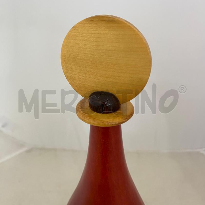 BOTTIGLIA LEGNO ROSSA E LEGNO CHIARO | Mercatino dell'Usato Lago patria - giugliano in c. 2