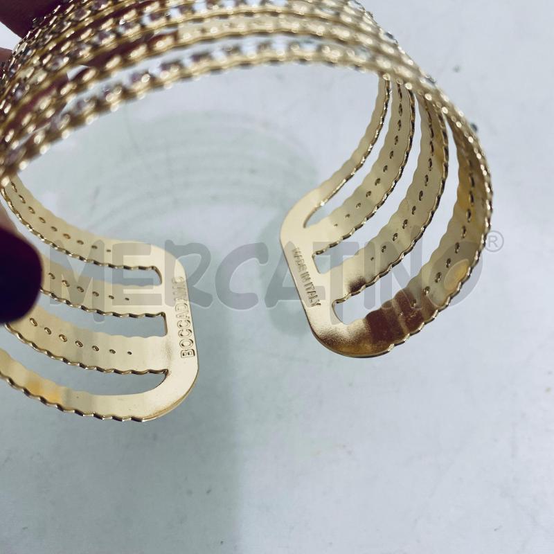 BRACCIALE BOCCADAMO MOD SCHIAVA DORATO CON ZIRCONI | Mercatino dell'Usato Lago patria - giugliano in c. 2
