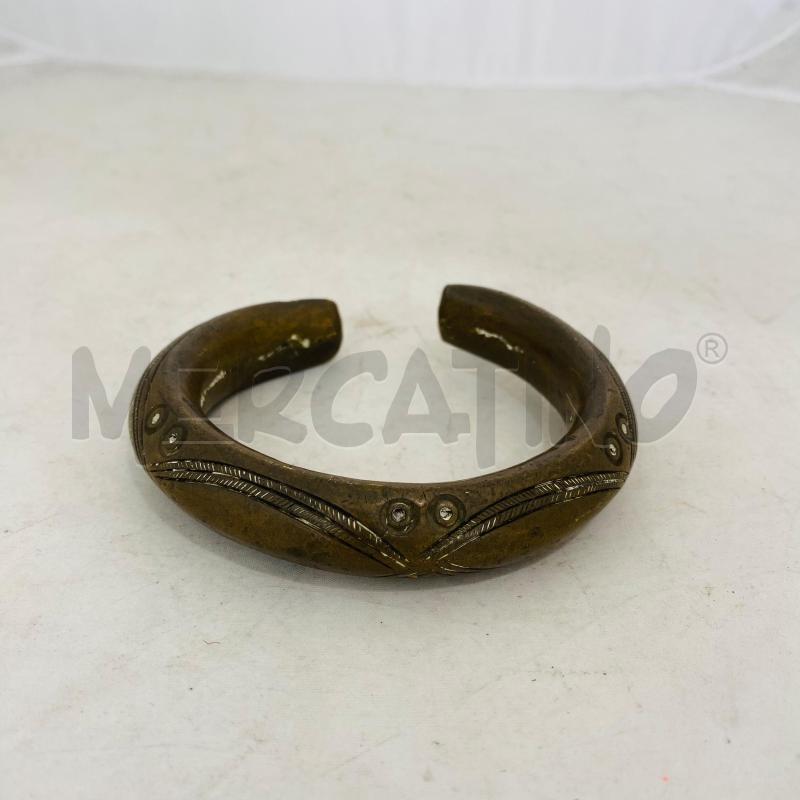 BRACCIALE BRONZO AFRICANO CON INTARSI | Mercatino dell'Usato Lago patria - giugliano in c. 1