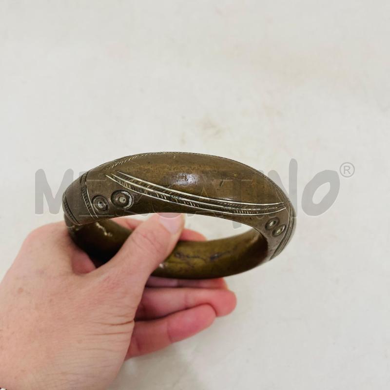 BRACCIALE BRONZO AFRICANO CON INTARSI | Mercatino dell'Usato Lago patria - giugliano in c. 4