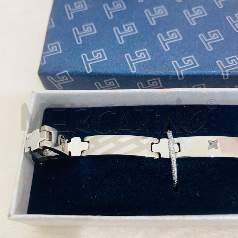 BRACCIALE ELEMENTI ACCIAIO MICRO STELLINE | Mercatino dell'Usato Lago patria - giugliano in c. 2
