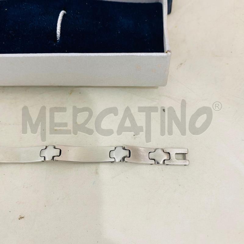 BRACCIALE ELEMENTI ACCIAIO MICRO STELLINE | Mercatino dell'Usato Lago patria - giugliano in c. 5