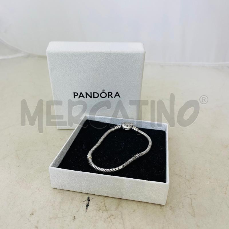 BRACCIALE PANDORA ARG925 CHIUSURA CUORE | Mercatino dell'Usato Lago patria - giugliano in c. 2