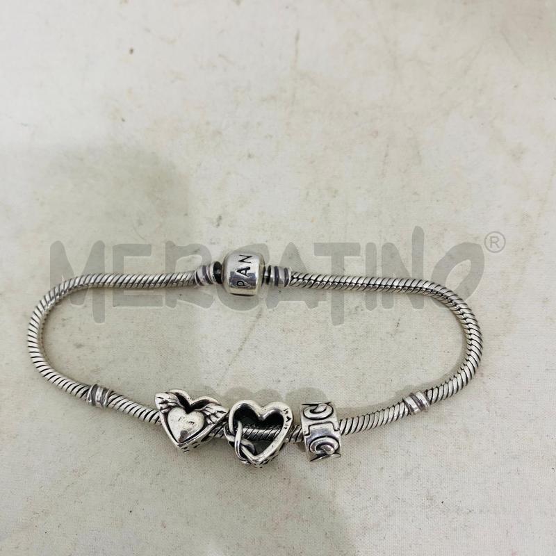 BRACCIALE PANDORA CON CHARM | Mercatino dell'Usato Lago patria - giugliano in c. 5