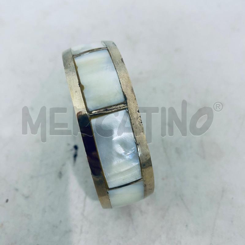 BRACCIALE RIGIDO DORATO QUADRATI MADRE PERLA  | Mercatino dell'Usato Lago patria - giugliano in c. 3