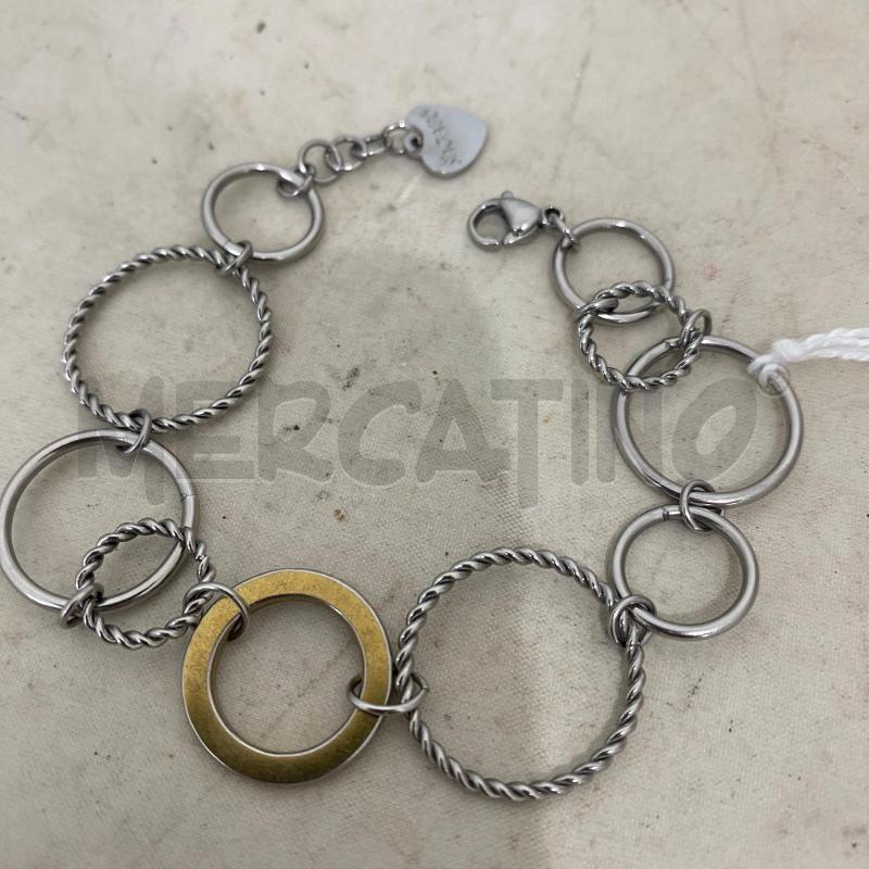 BRACCIALE SAGAPÒ ACCIAIO CERCHI | Mercatino dell'Usato Lago patria - giugliano in c. 3