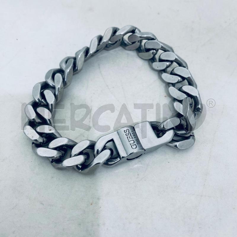 BRACCIALE UOMO GUESS CATENA PIATTA  | Mercatino dell'Usato Lago patria - giugliano in c. 1