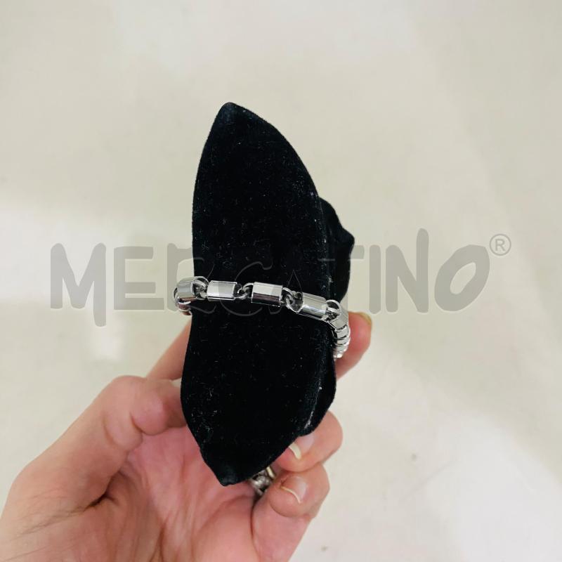 BRACCIALE YOMO ACCIAIO ELEMENTI TUBOLARI ROSA DEI VENTI SMALTATA | Mercatino dell'Usato Lago patria - giugliano in c. 2