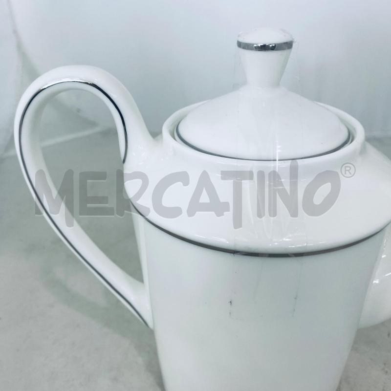 CAFFETTIERA RICHARD GINORI 1735 BONE CHINA ANTINEA FILO PLATINO | Mercatino dell'Usato Lago patria - giugliano in c. 2