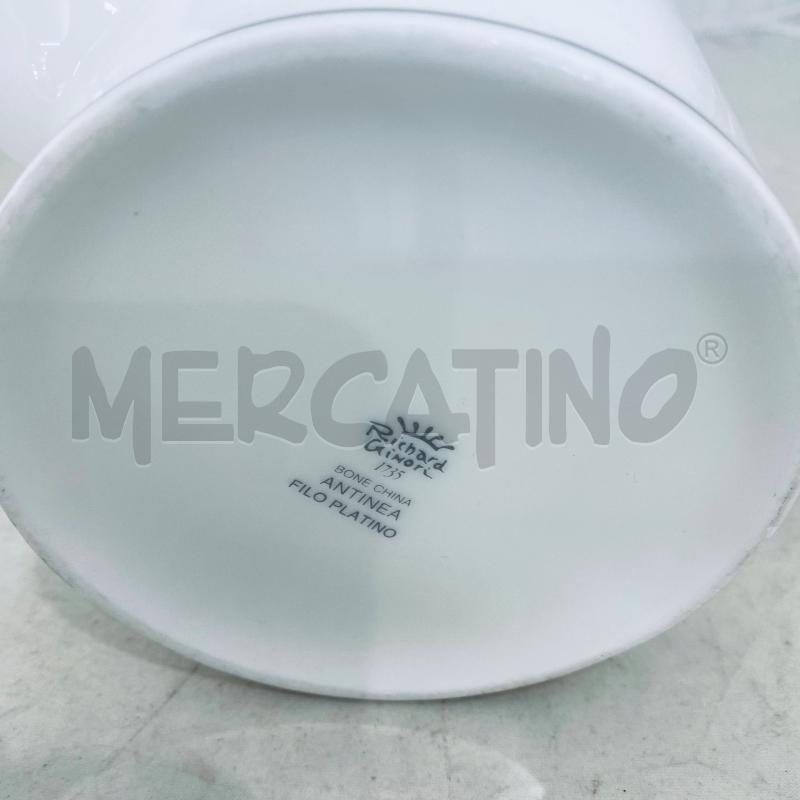CAFFETTIERA RICHARD GINORI 1735 BONE CHINA ANTINEA FILO PLATINO | Mercatino dell'Usato Lago patria - giugliano in c. 3